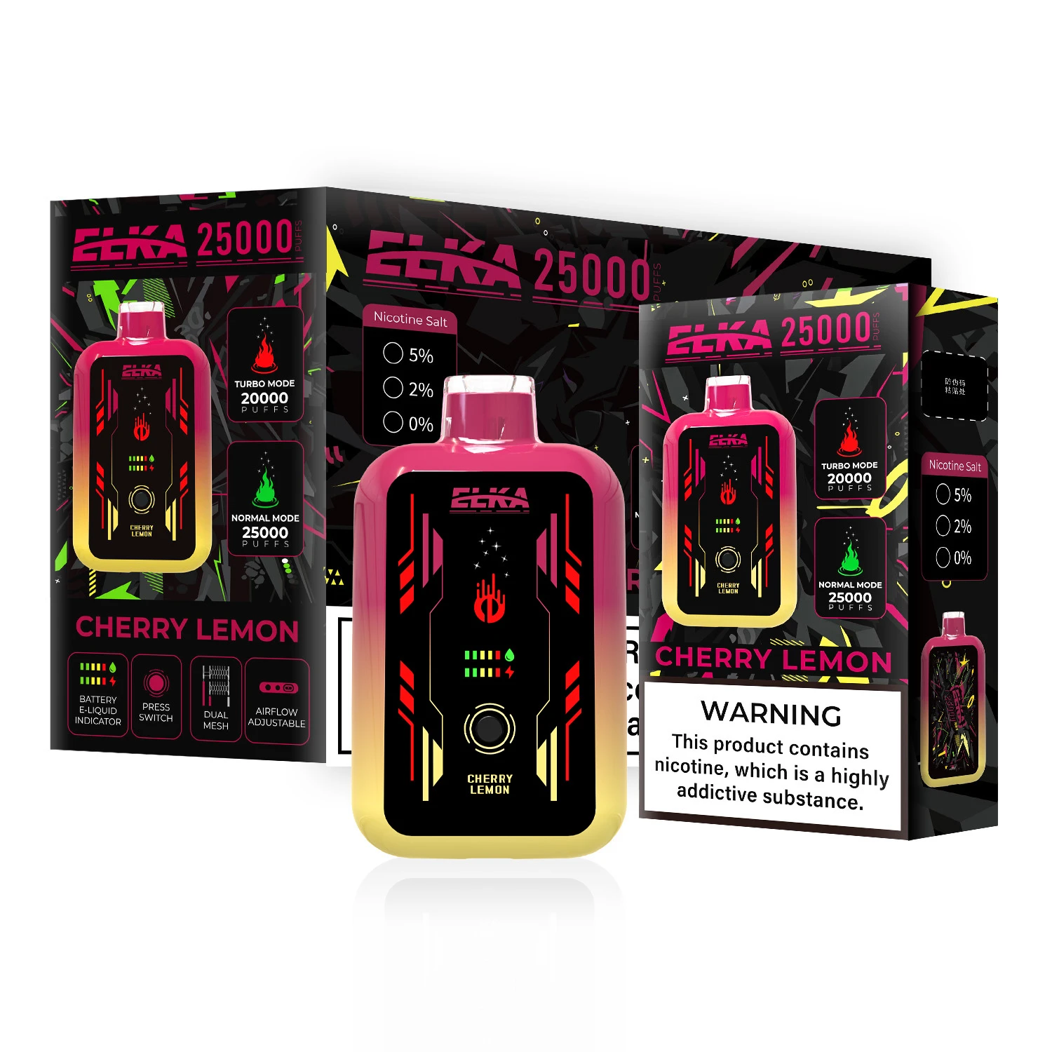 [Copy]ELKA 25000 Puffs Mega Disposable Vape - 12 Flavors