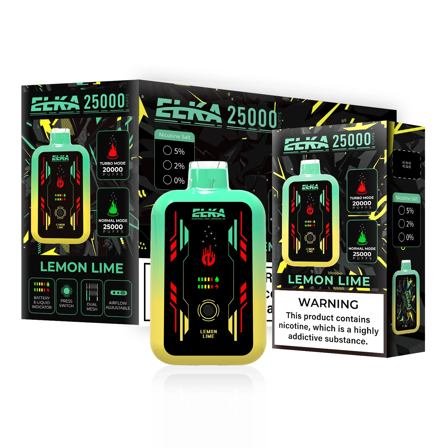 [Copy]ELKA 25000 Puffs Mega Disposable Vape - 12 Flavors
