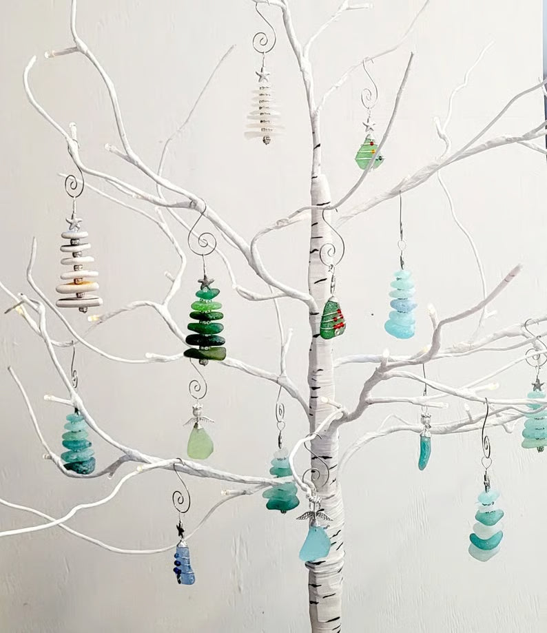 🌊⏰Christmas Limited Sale 70% OFF!! 🎁Sea Glass Christmas Tree Advent Calendar