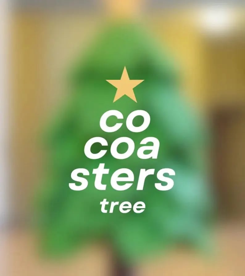 Cocoasters The Christmas Tree Coaster Set