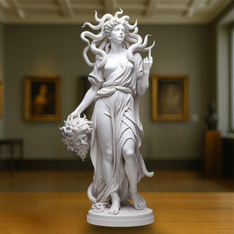 🎨✨ Medusa with Attitude - The original “Talk to the Hand” icon!