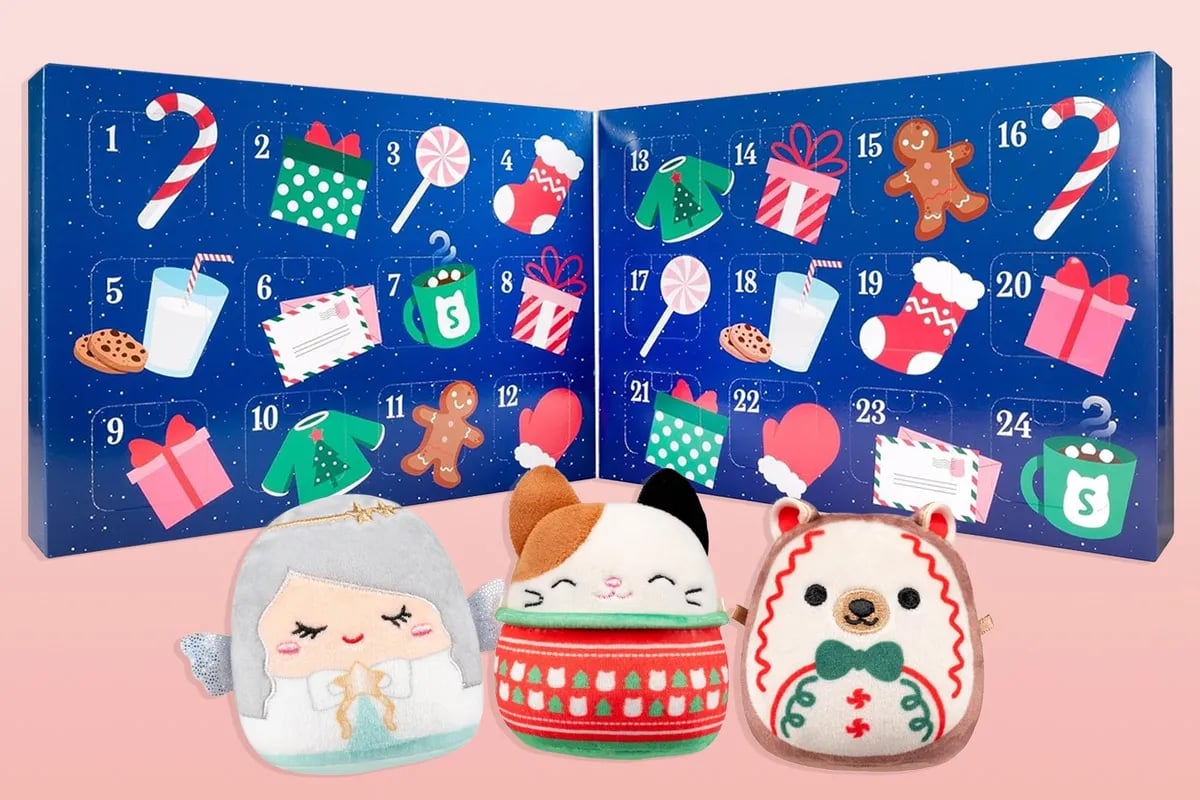 🔥Exclusive Stock Alert:2025 Squishmallows 24-Day Plush Advent Calendar