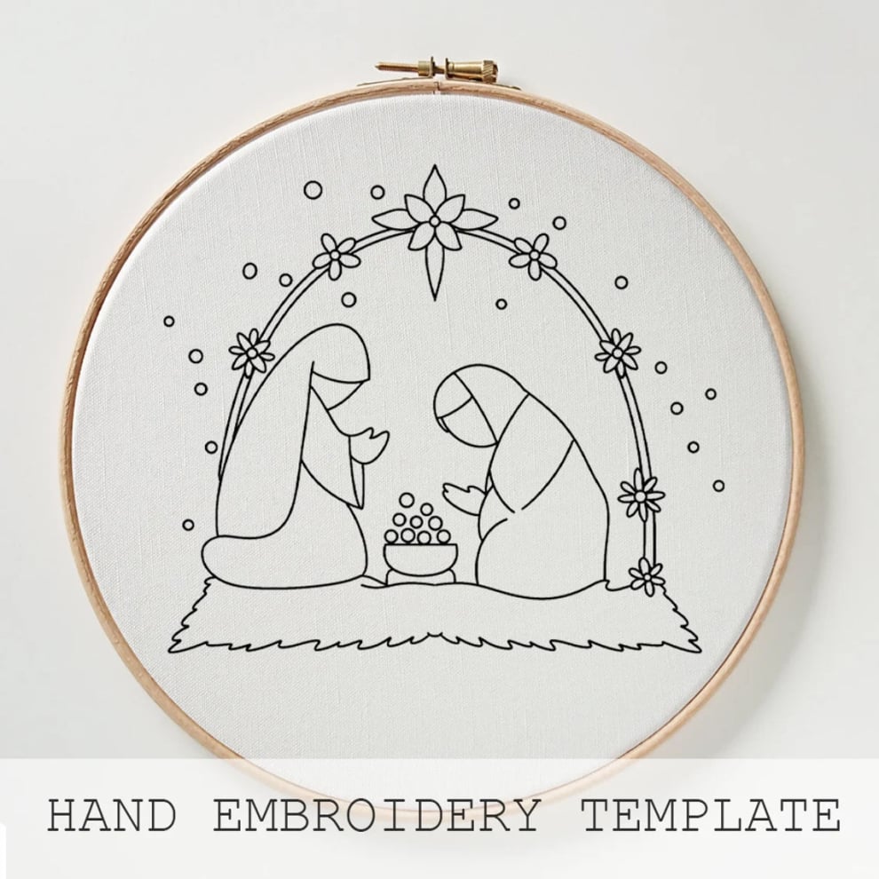 🔥Hot Sale 49% OFF-Nativity Scene Embroidery Kit