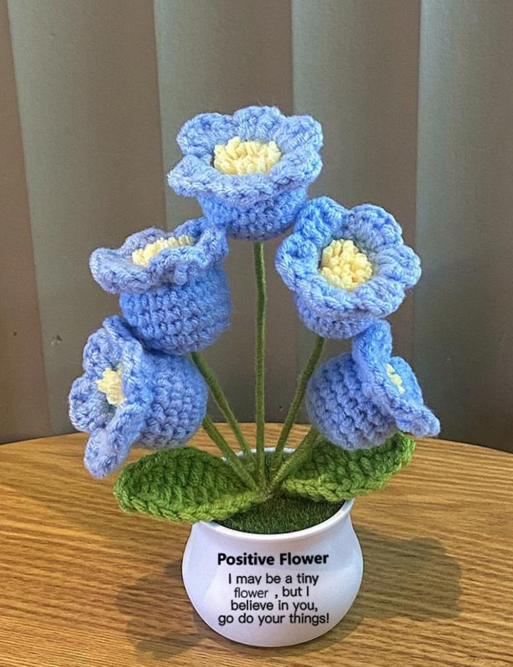 Hand Made To Your Mom Sister Aunt Friend Family Mother's Day Birthday Spiritual Support Crochet Flowers