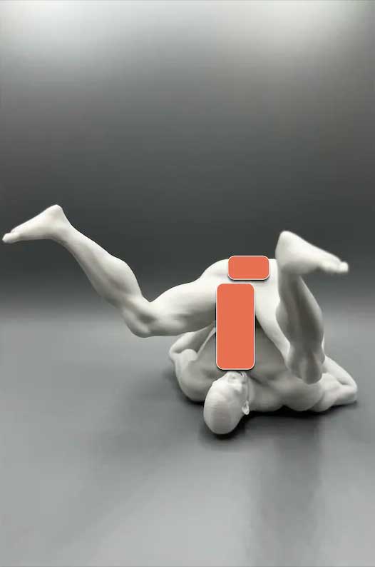 Bold "Pen Holder" Statuette