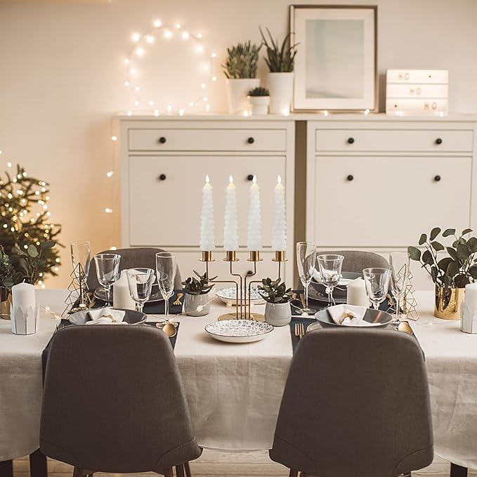 🔥Last Day 49% OFF🚢-Remote-Controlled Flameless Taper Candles for Christmas Trees