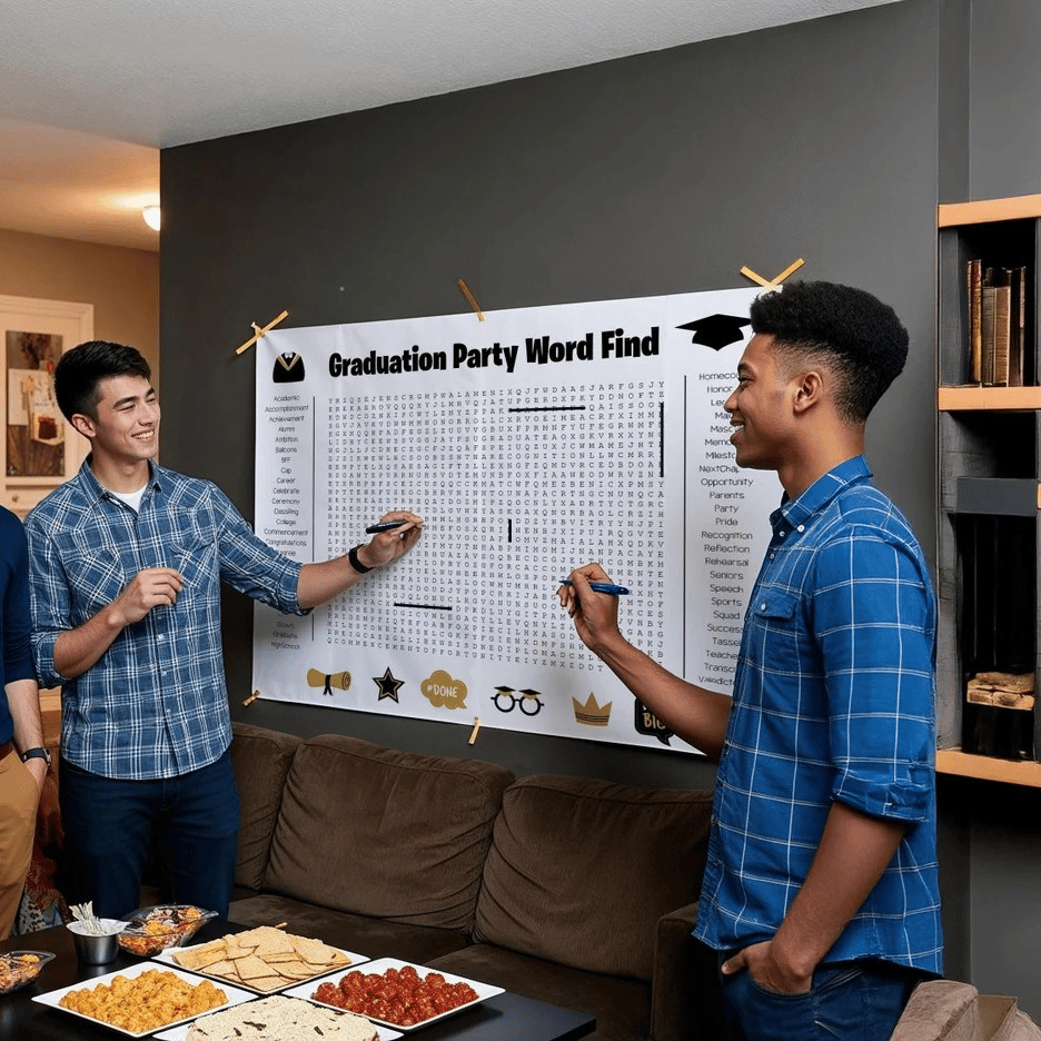 ⏰ Jumbo Thanksgiving & Christmas Word Search Poster – Giant 36"x24" Wall Game! 🎉