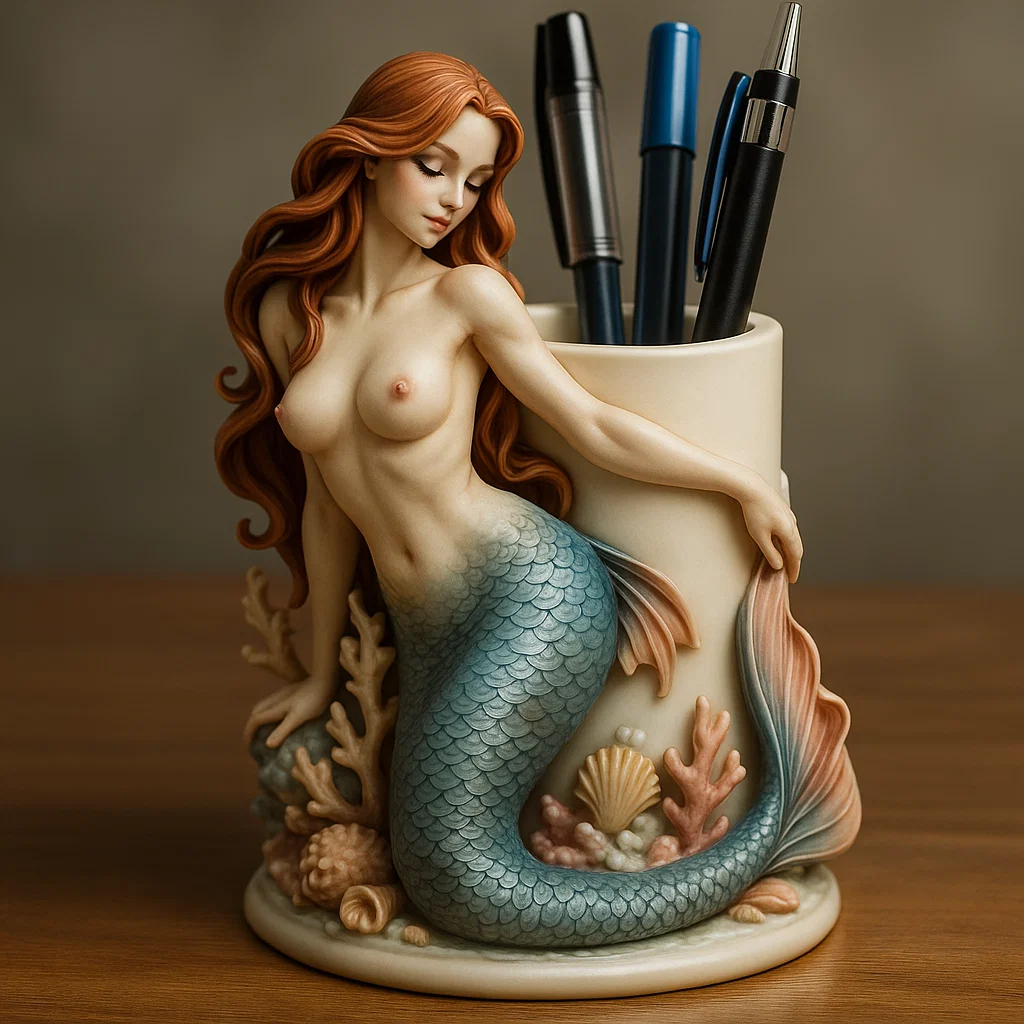 Sexy Witch Pen Holder