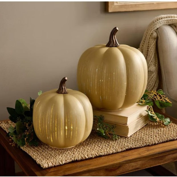 🔥2025 HOT SALE - 🎃✨Glow-in-the-Dark Starry Night Glass Pumpkins by Valerie (✨As Seen in the Video)