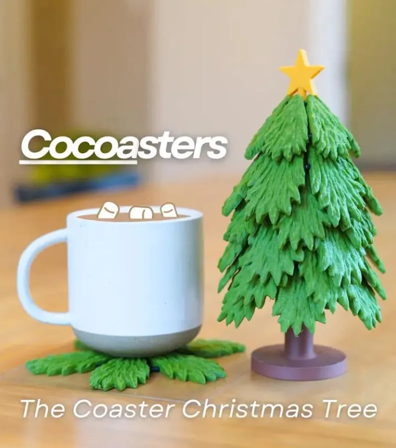 Cocoasters The Christmas Tree Coaster Set