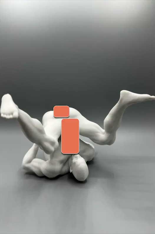 Bold "Pen Holder" Statuette