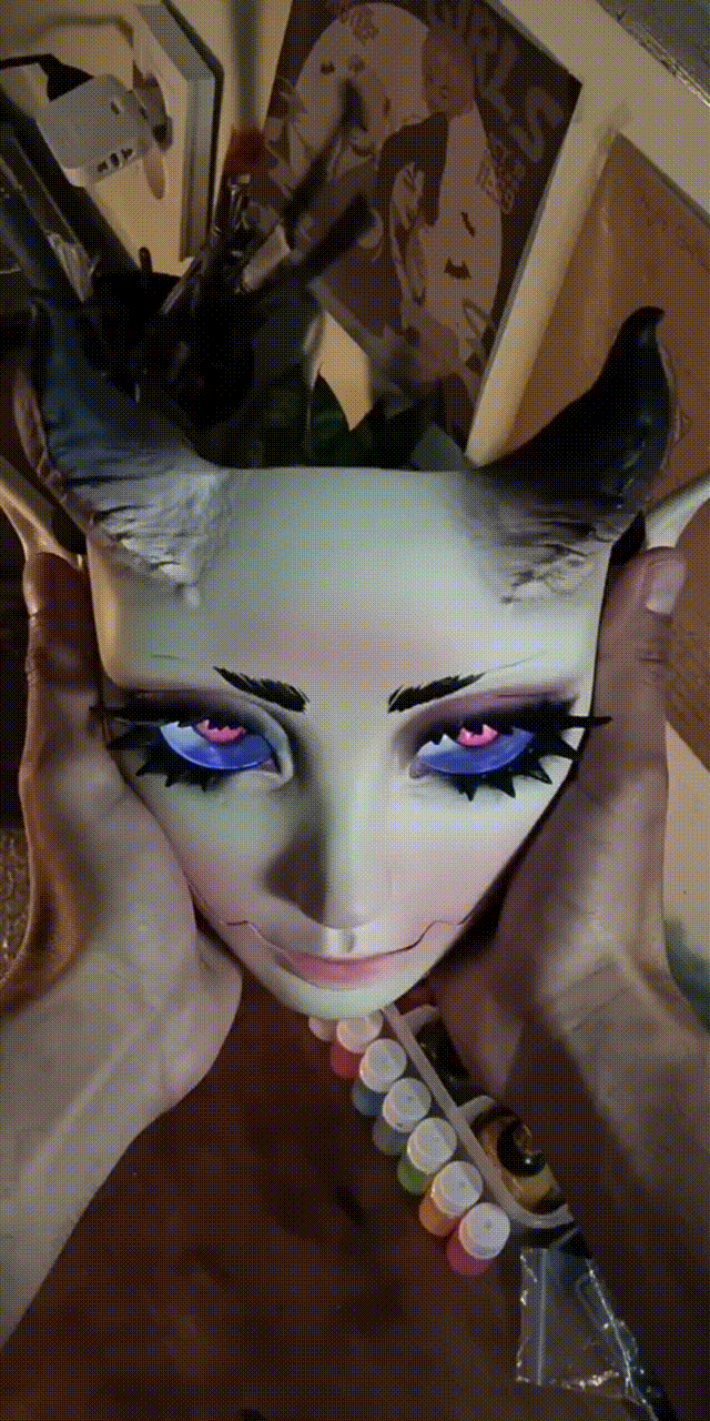 🔥Last Day 50% OFF - Halloween Gothic Demon Mask🎭