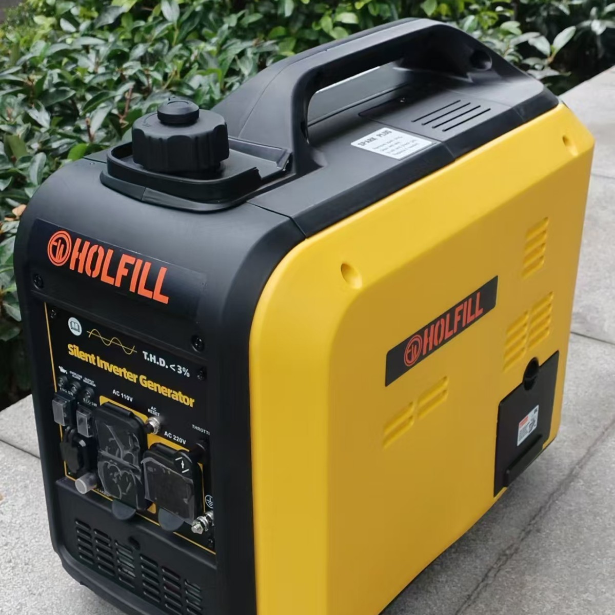 3.5KW 110V/220V dual-voltage gasoline inverter generator, portable, low-noise, compact gasoline generator