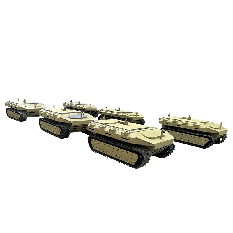 Electric tracked vehicle chassis, remote-controlled tracked target vehicle chassis, unmanned tank chassis, tracked tank