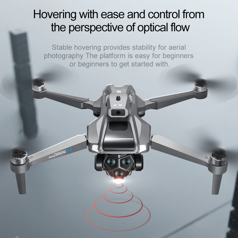 Folding remote control with screen, obstacle avoidance, high-definition aerial photography, remote monitoring, and drone