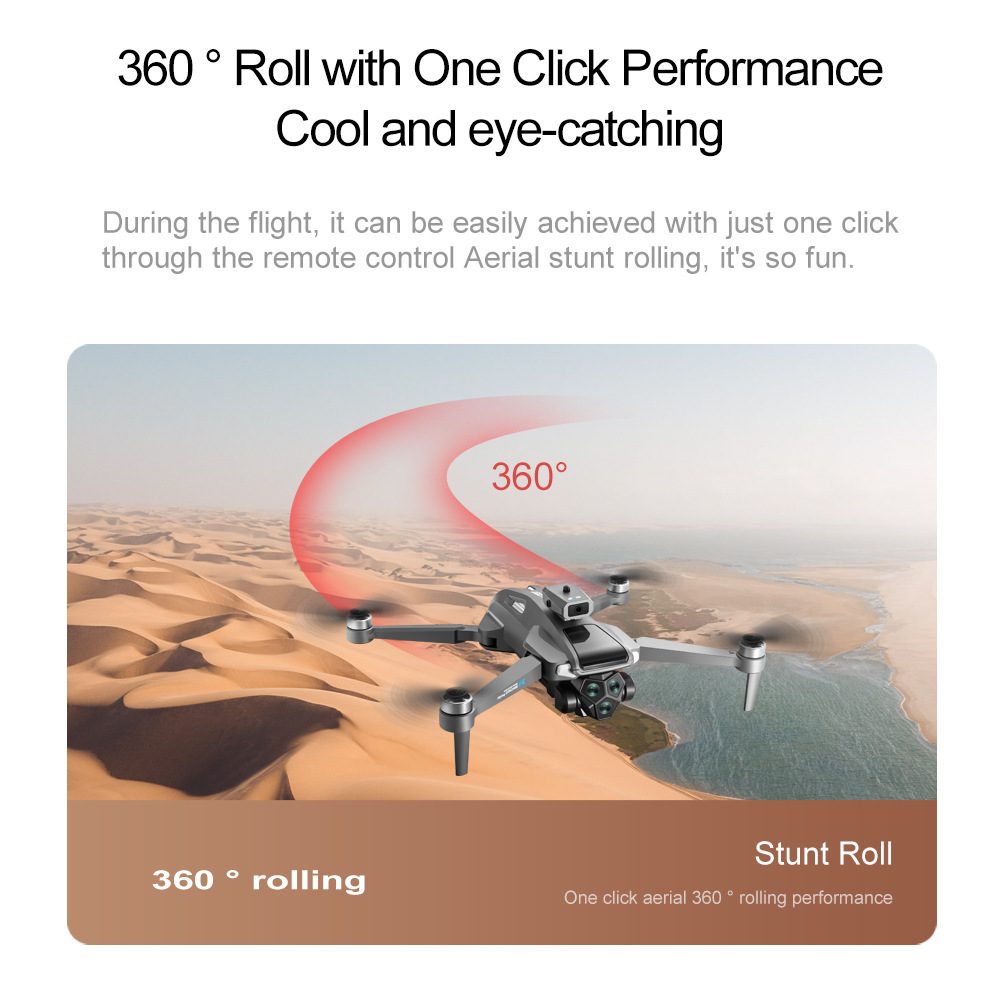 Folding remote control with screen, obstacle avoidance, high-definition aerial photography, remote monitoring, and drone