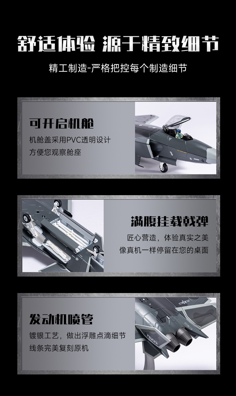 Chinese fighter jet, 5th generation aircraft，J20