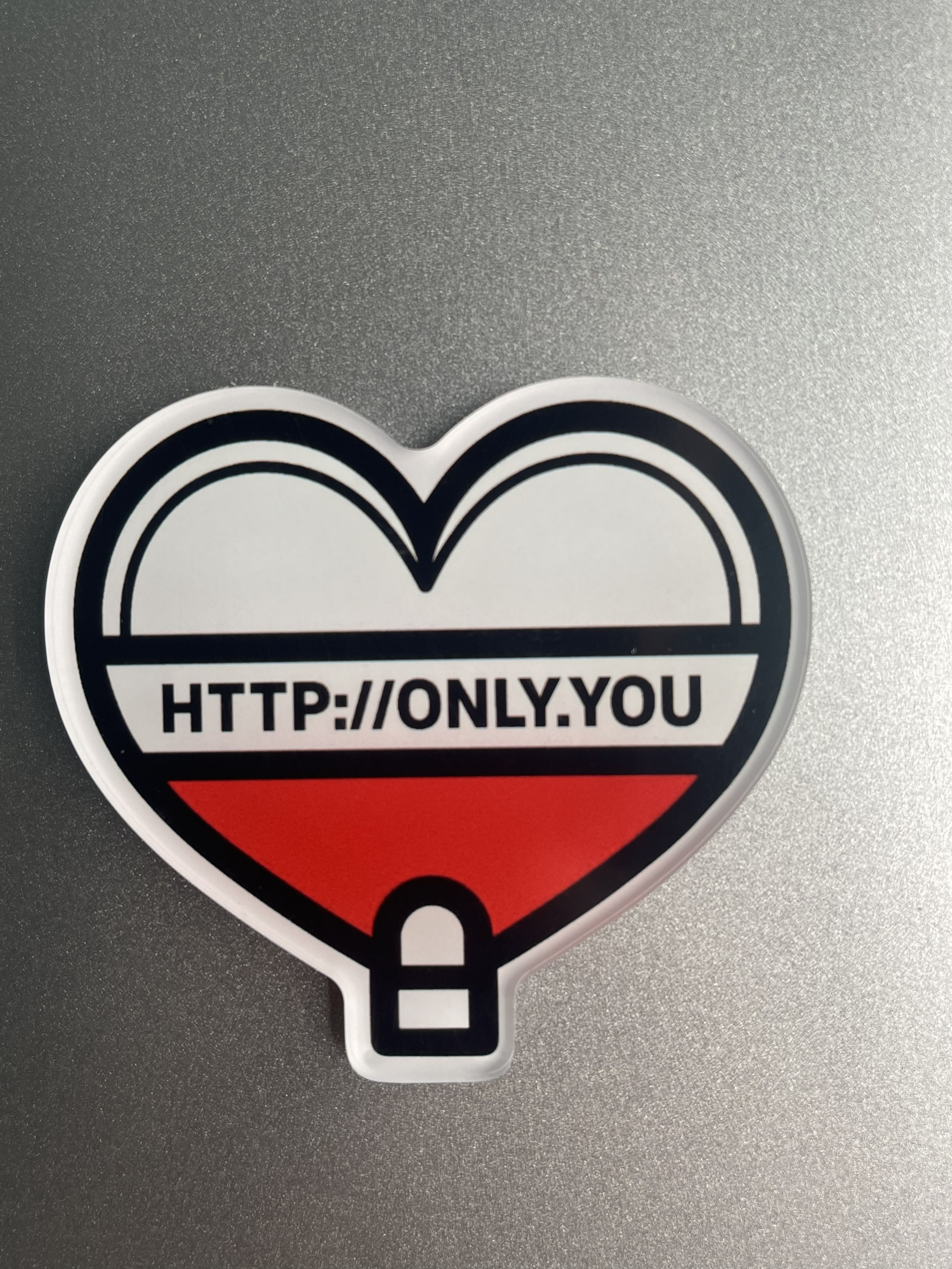 Creative Heart-Shaped Acrylic Magnet