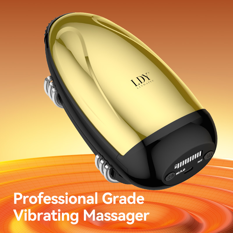 Electric massager for men's face repair and hairdressing electric massager for USB charging handheld vibrating men's face repair