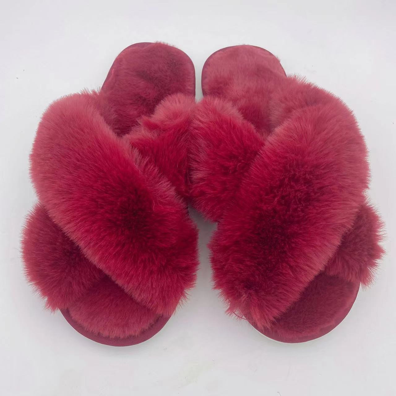 2025 Latest Style Women's Fur Slippers - A Must-Have for Winter