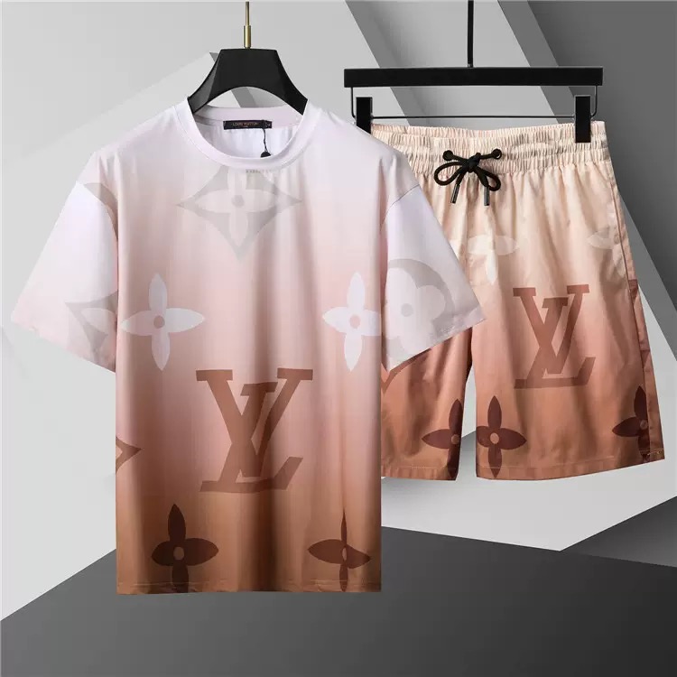 Best-selling men's casual sport short two-piece set