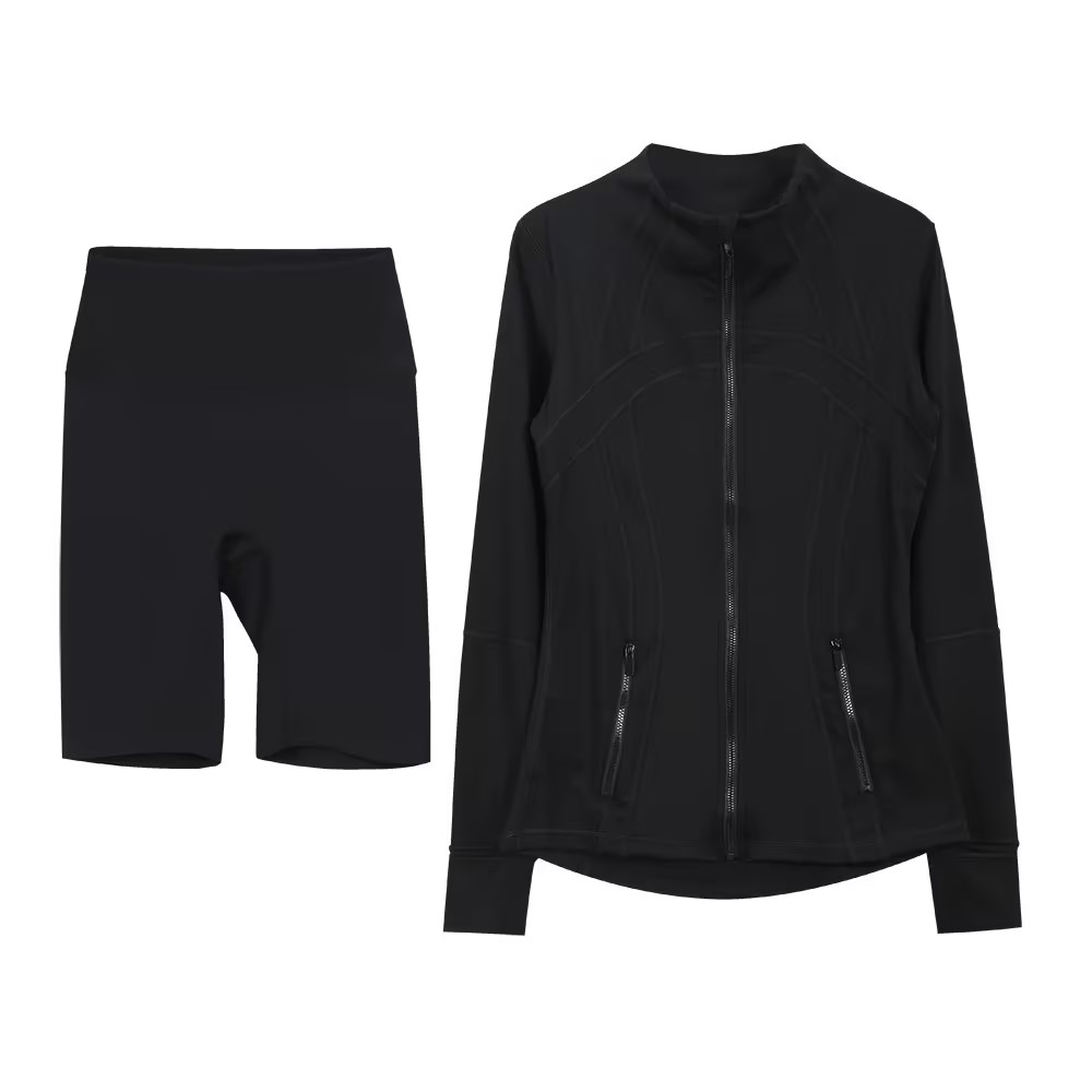 2025 classic style short-sleeve and shorts set, which is comfortable and fashionable, suitable for running, sports, yoga and fitness.​