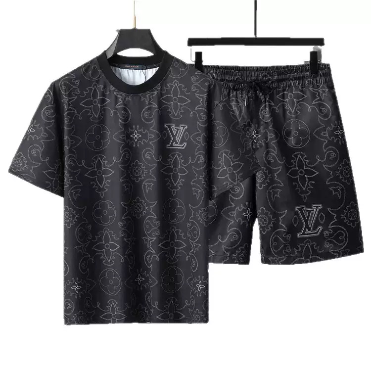 Best-selling men's casual sport short two-piece set