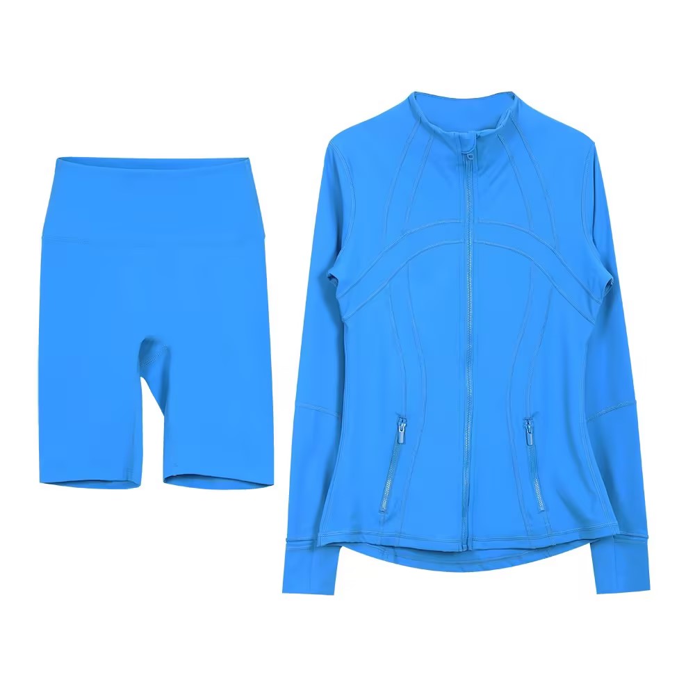 2025 classic style short-sleeve and shorts set, which is comfortable and fashionable, suitable for running, sports, yoga and fitness.​