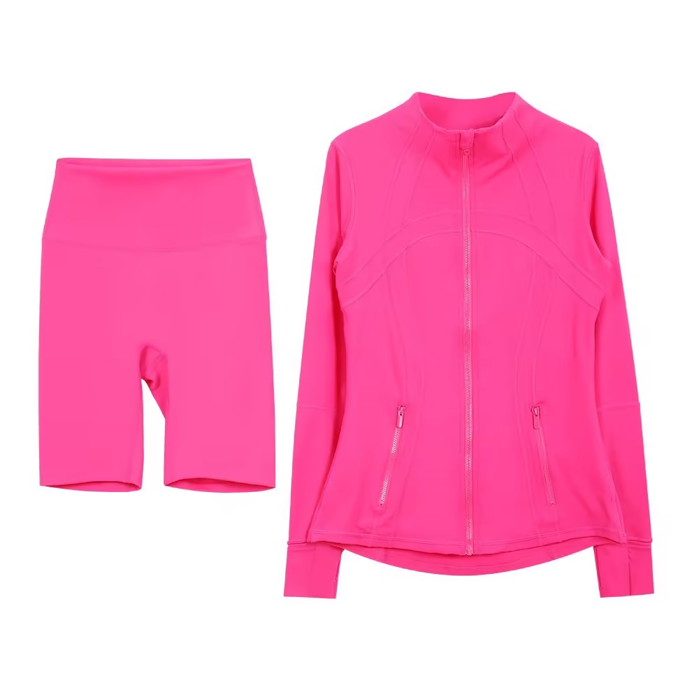 2025 classic style short-sleeve and shorts set, which is comfortable and fashionable, suitable for running, sports, yoga and fitness.​