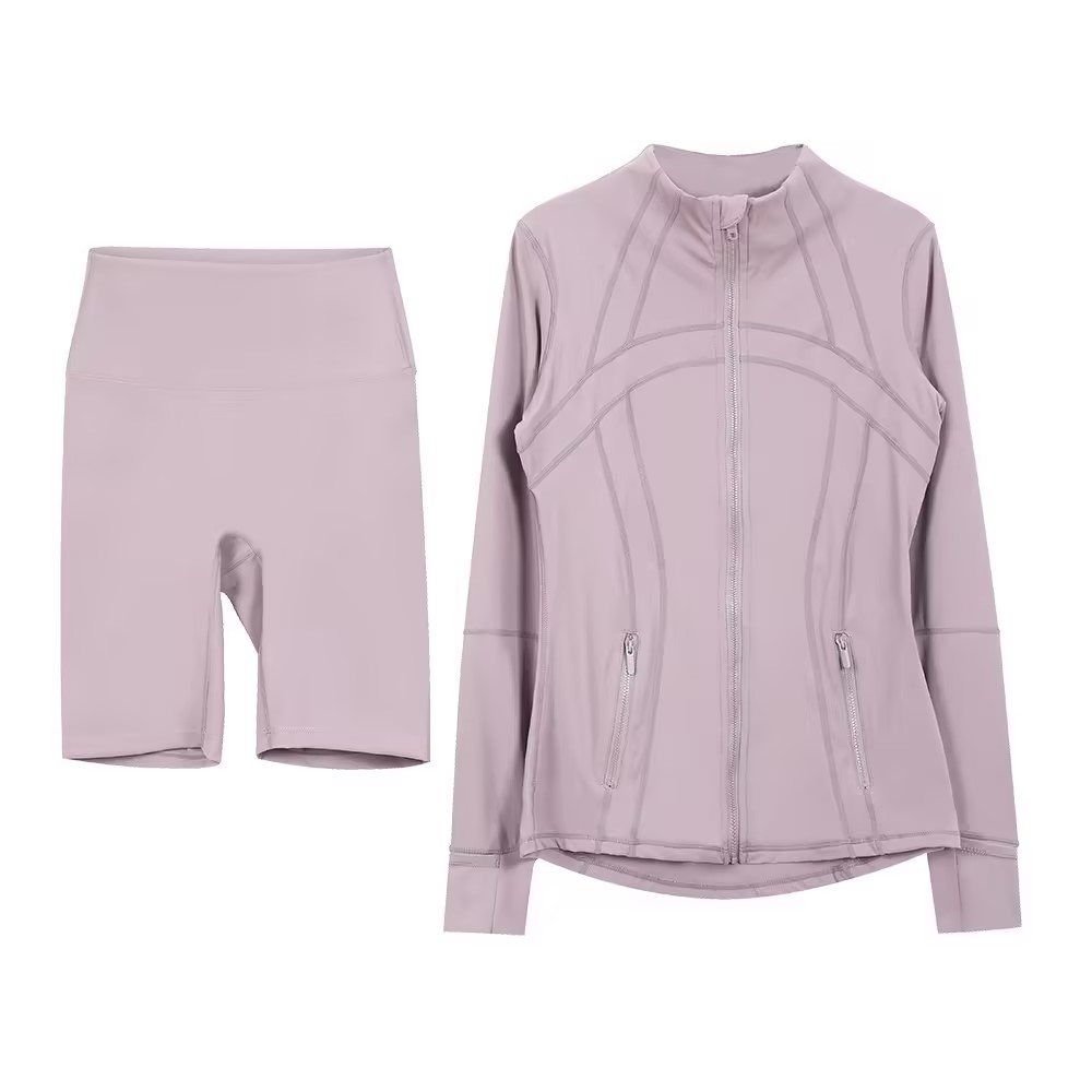 2025 classic style short-sleeve and shorts set, which is comfortable and fashionable, suitable for running, sports, yoga and fitness.​
