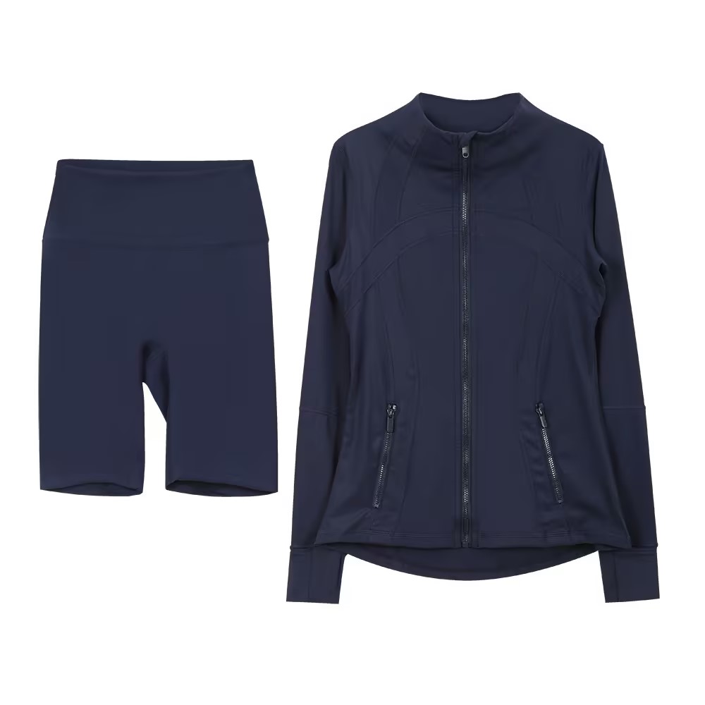 2025 classic style short-sleeve and shorts set, which is comfortable and fashionable, suitable for running, sports, yoga and fitness.​