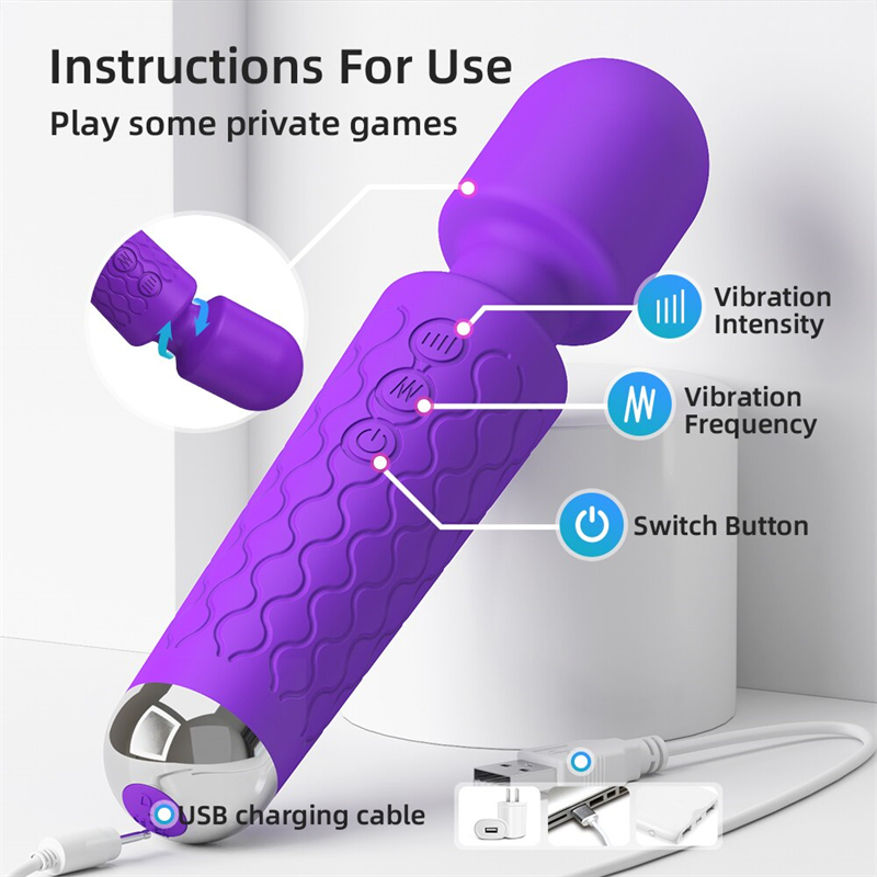 🧑🎄2023 Christmas pre-sale 49% OFF -Female AV Vibrator USB Rechargeable Massager