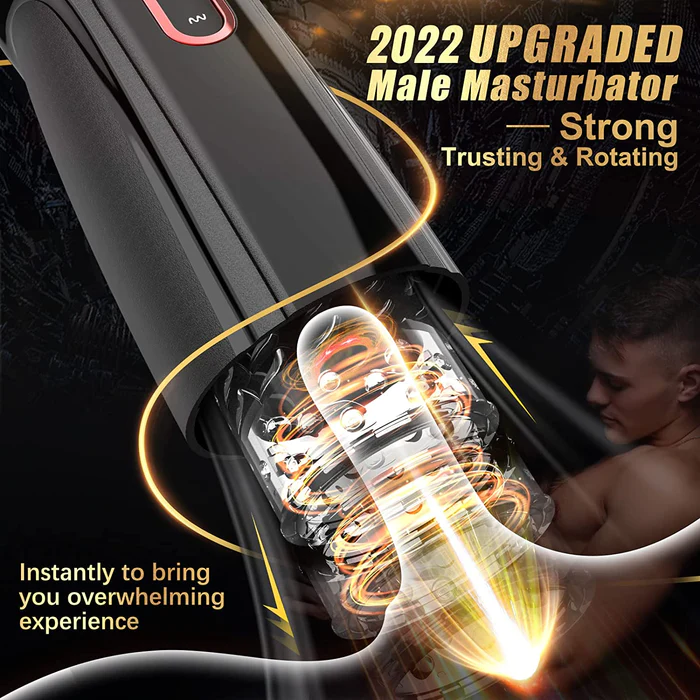 Sexy Moaning Rotating & Thrusting Masturbator Cup