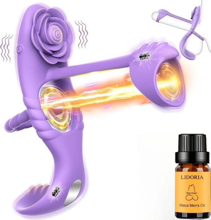 💕2025 Latest Love Series-High Quality 3-in-1-💋 Purple Night Rose