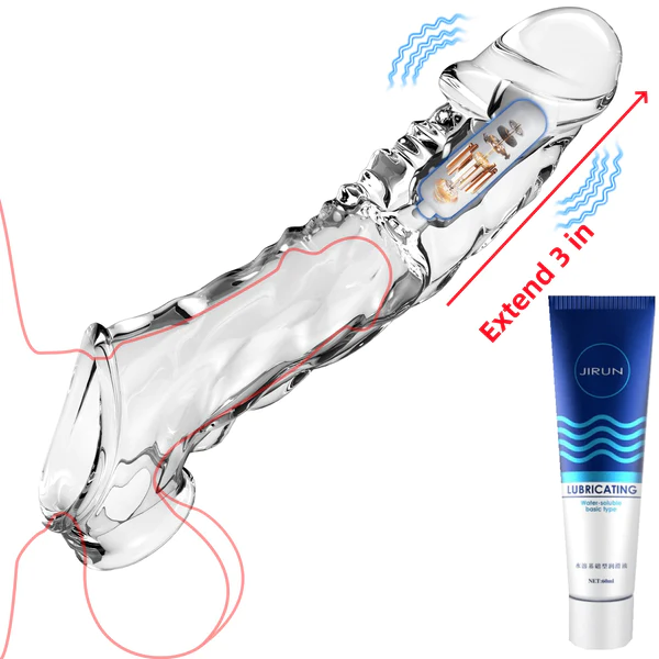 💖Reusable penis extension vibrator😍God of war seven times a night