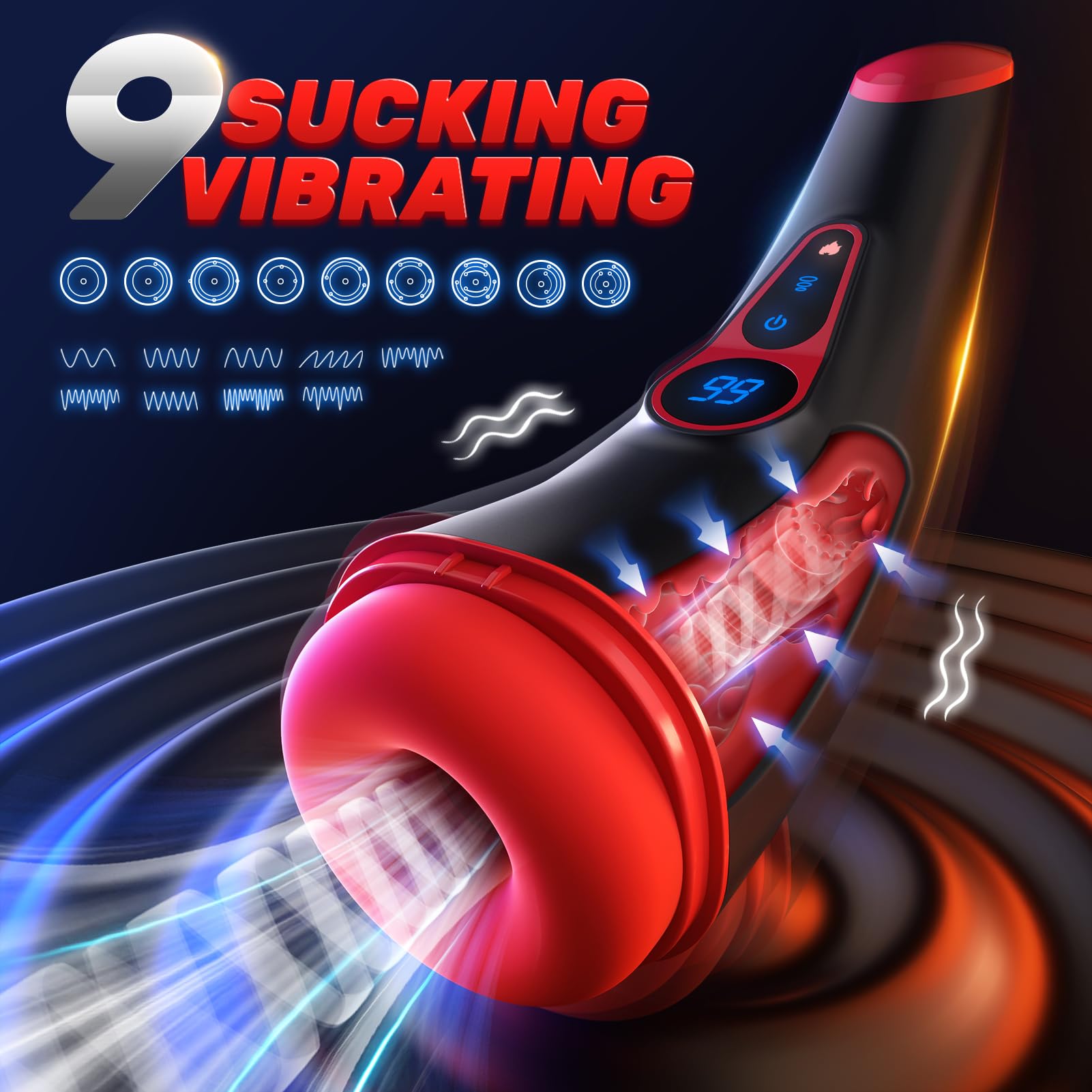 2026's Top-Rated Male Toy 💥 Heatra™: Smart Heating • APP Control • 18 Modes Experience