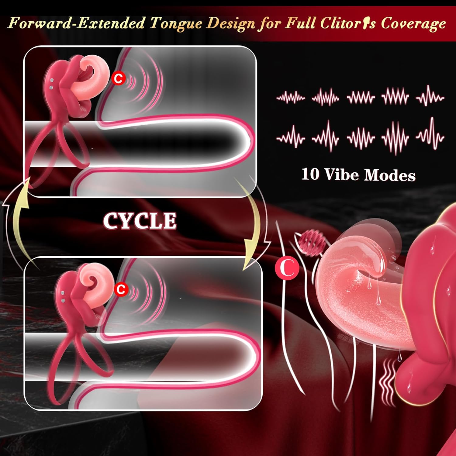 Tongue Lust Oblivion Ring