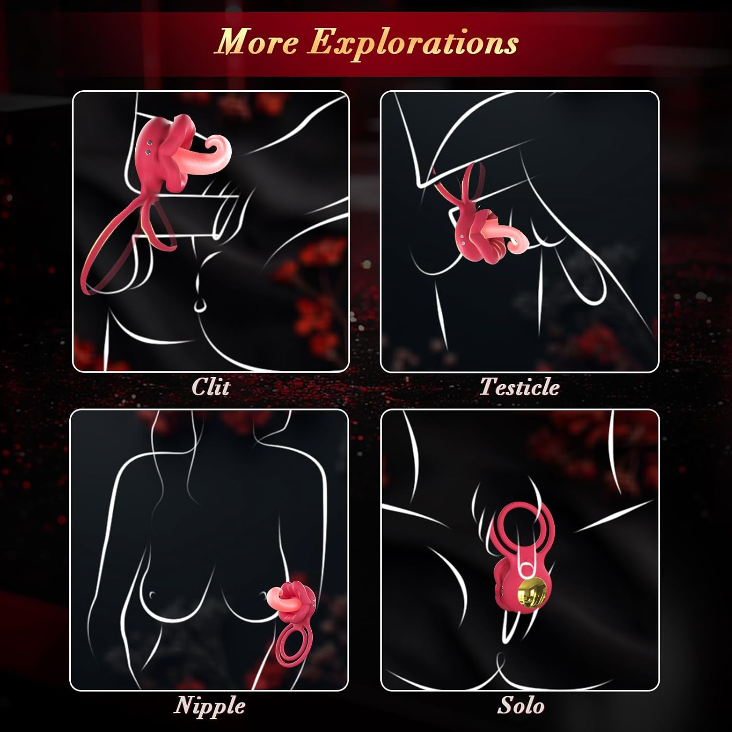 Tongue Lust Oblivion Ring