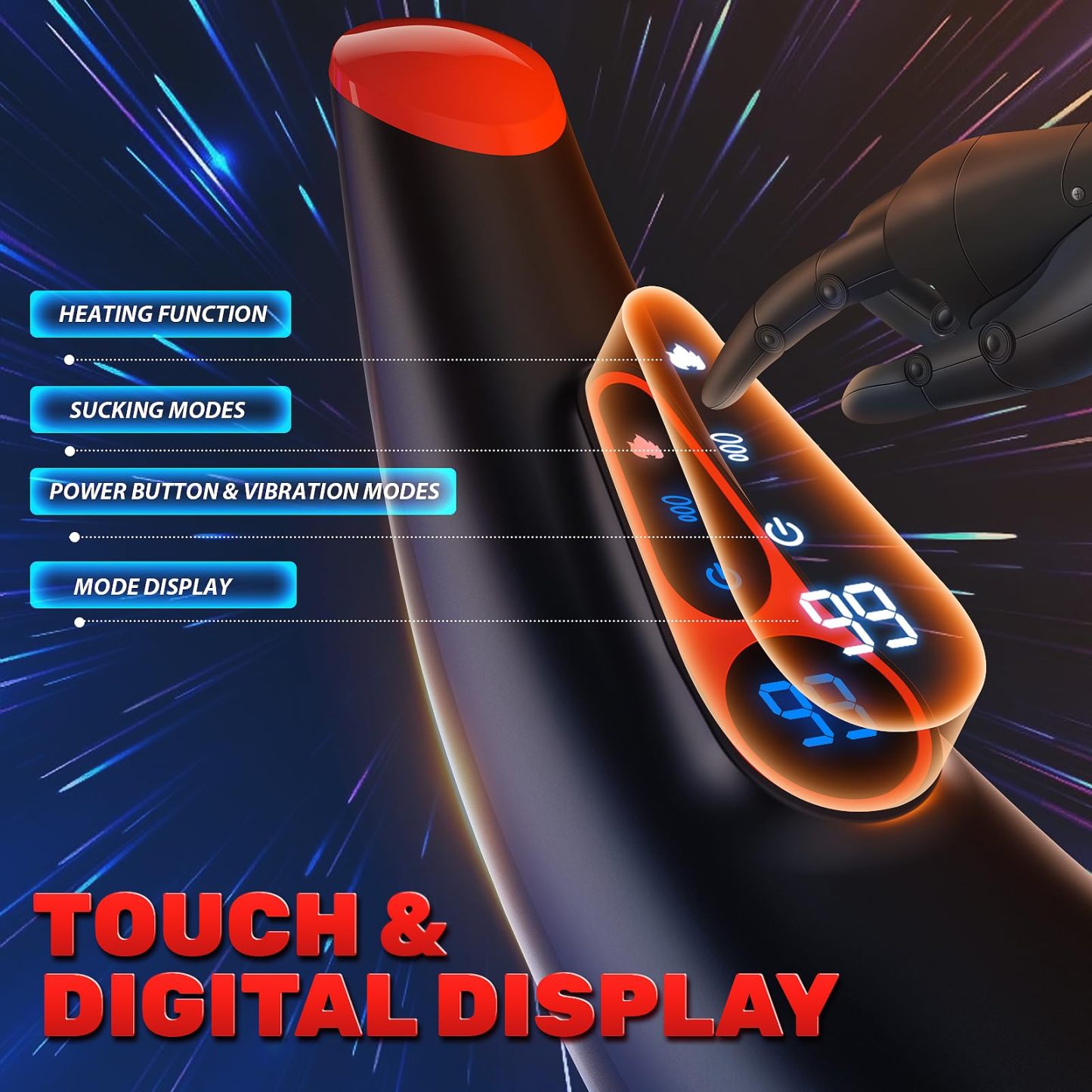 2026's Top-Rated Male Toy 💥 Heatra™: Smart Heating • APP Control • 18 Modes Experience