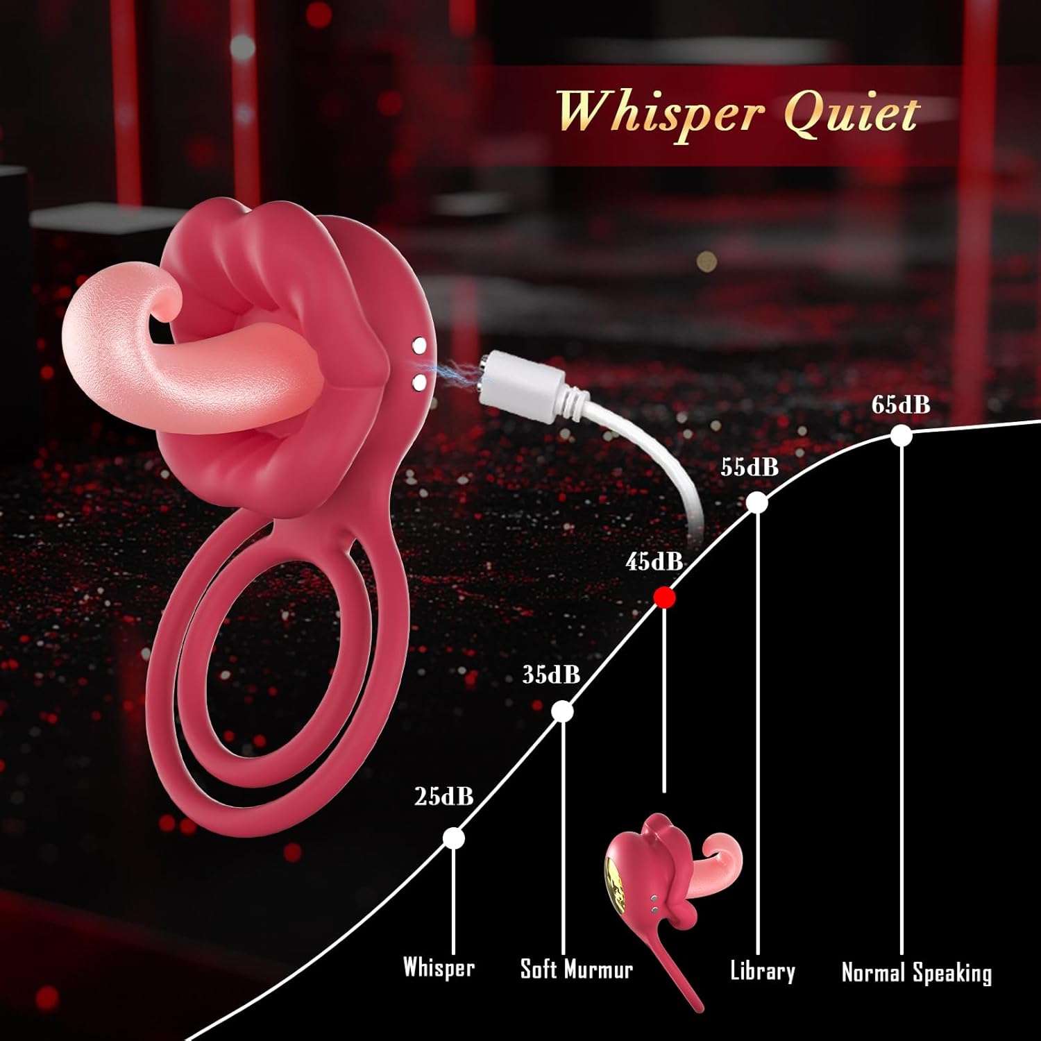 Tongue Lust Oblivion Ring