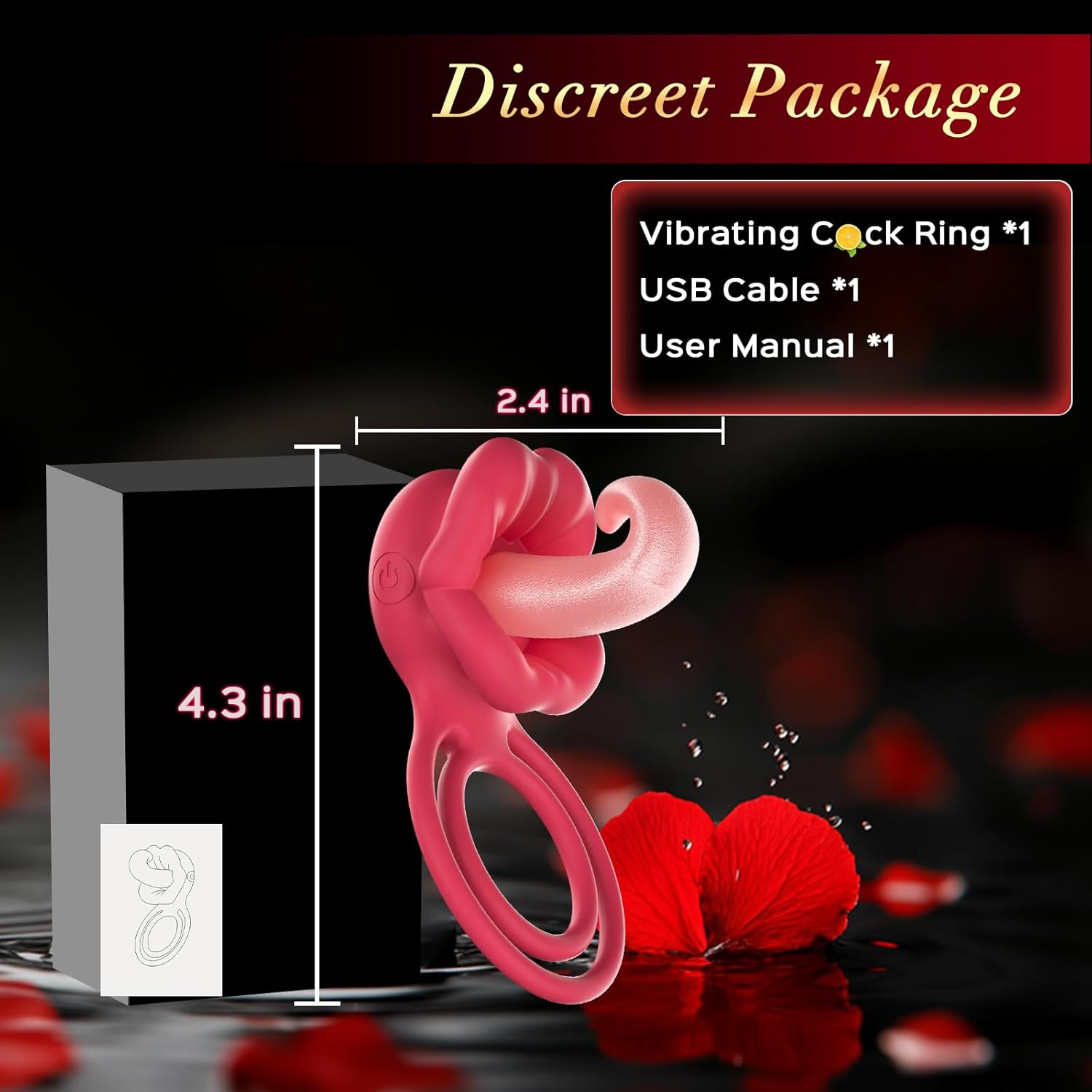 Tongue Lust Oblivion Ring