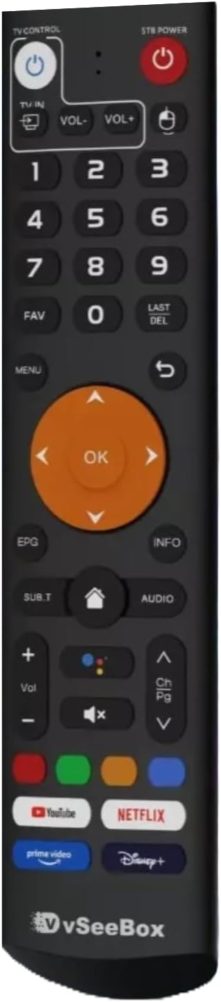 vSeeBox Remote V3/V5/V6 