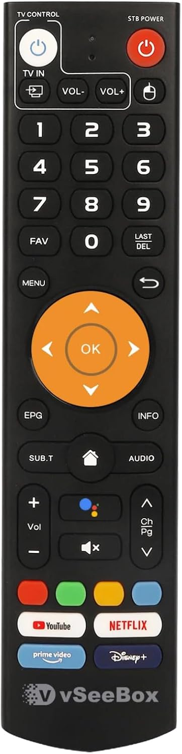 vSeeBox Remote V3/V5/V6 