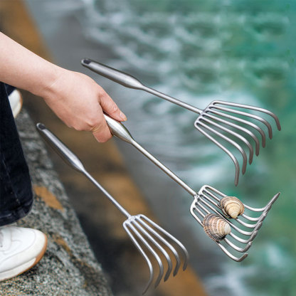 Stainless steel rake sea tools seaside artifact