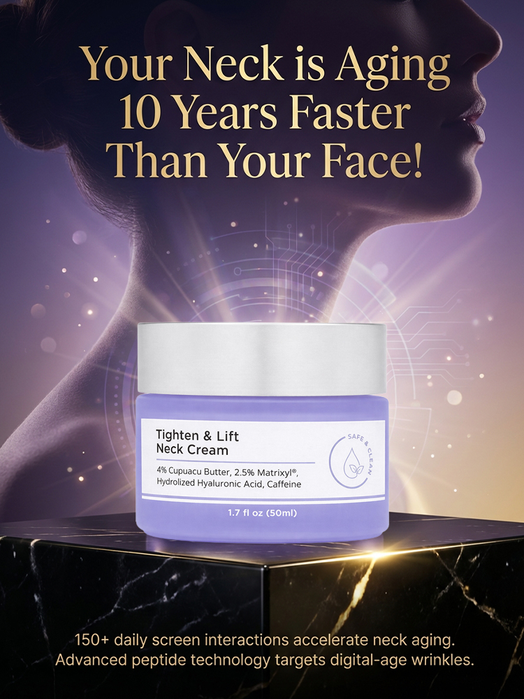 【Erase Neck Wrinkles】Neck Wrinkle Reducing and Firming Neck Cream