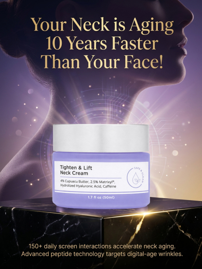 【Erase Neck Wrinkles】Neck Wrinkle Reducing and Firming Neck Cream