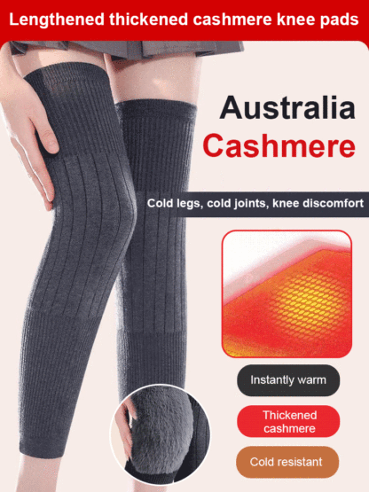 Professional cashmere knee pads