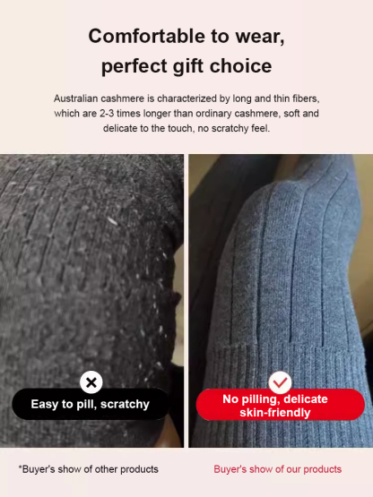 Professional cashmere knee pads