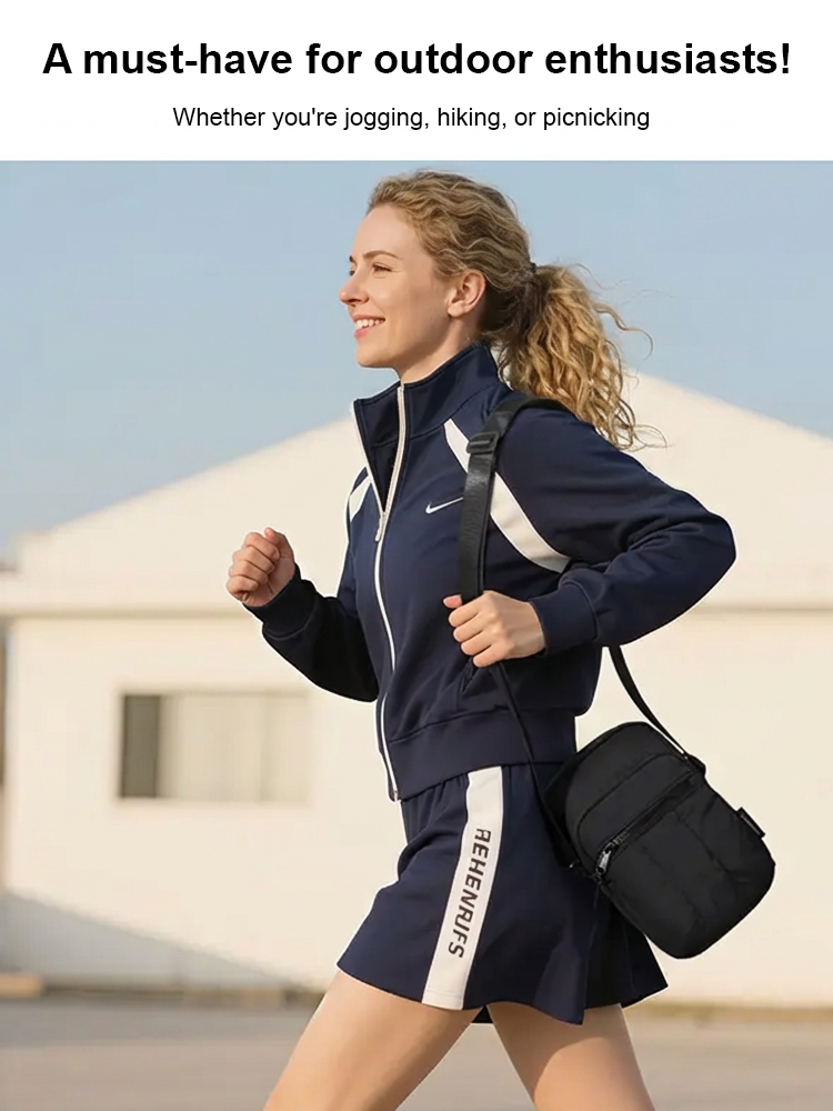 Multi-layer waterproof and anti-theft crossbody phone bag