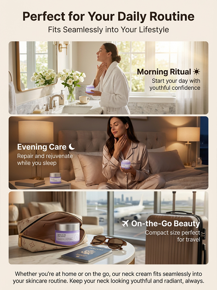 【Erase Neck Wrinkles】Neck Wrinkle Reducing and Firming Neck Cream